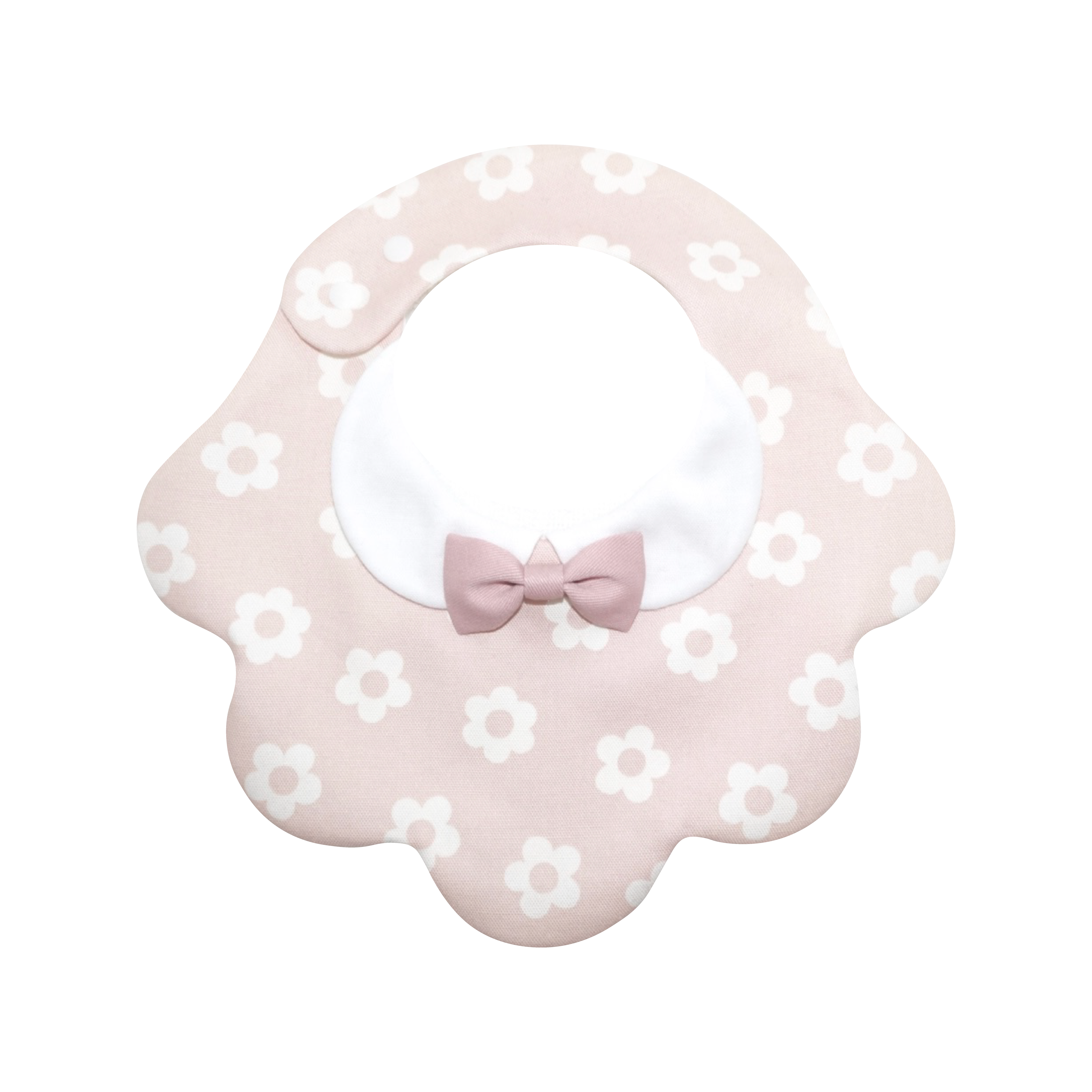 もくもくスタイ Collared Daisy Pink – Milme